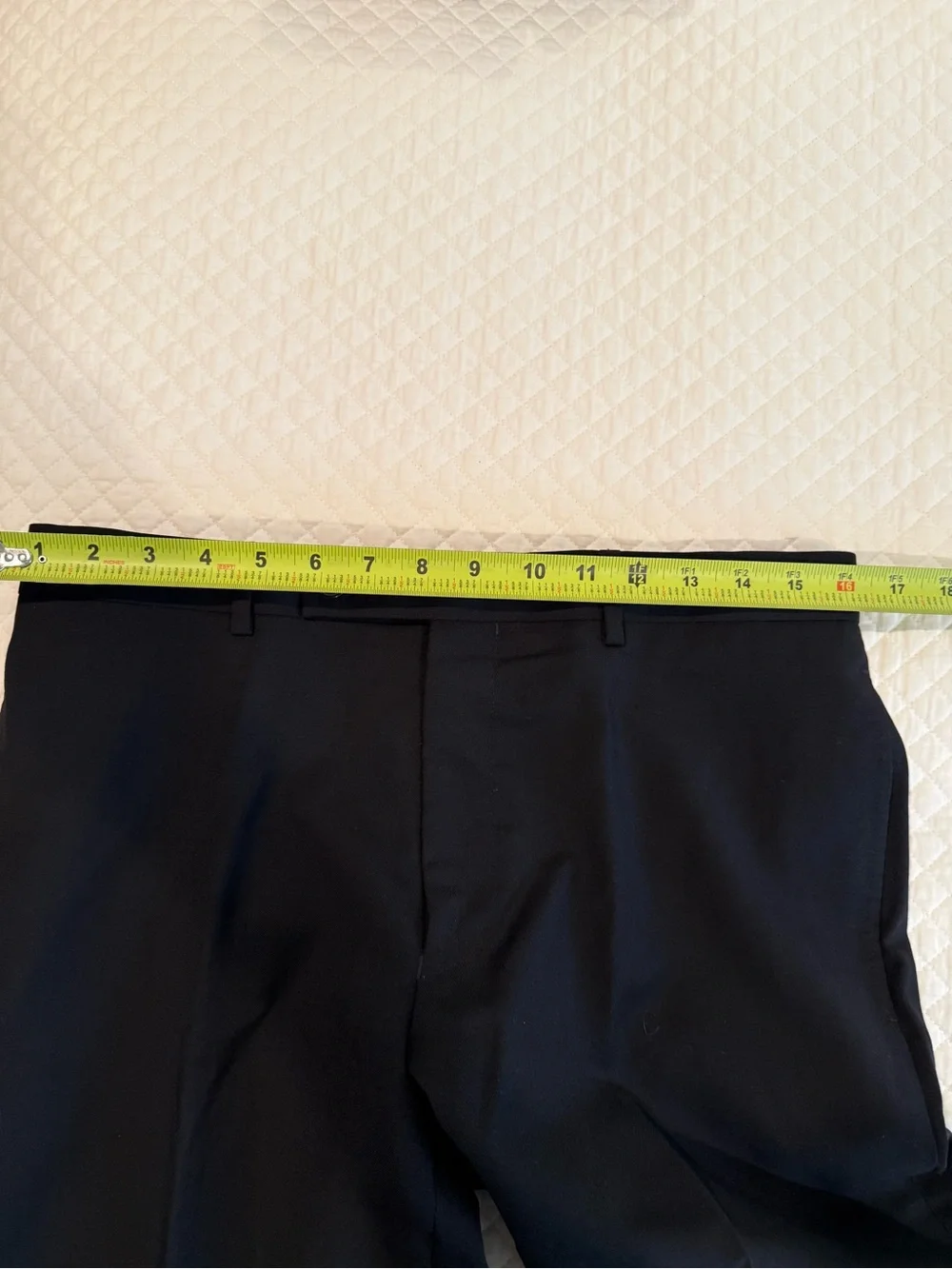 Calvin Klein Men’s Black Wool Suit